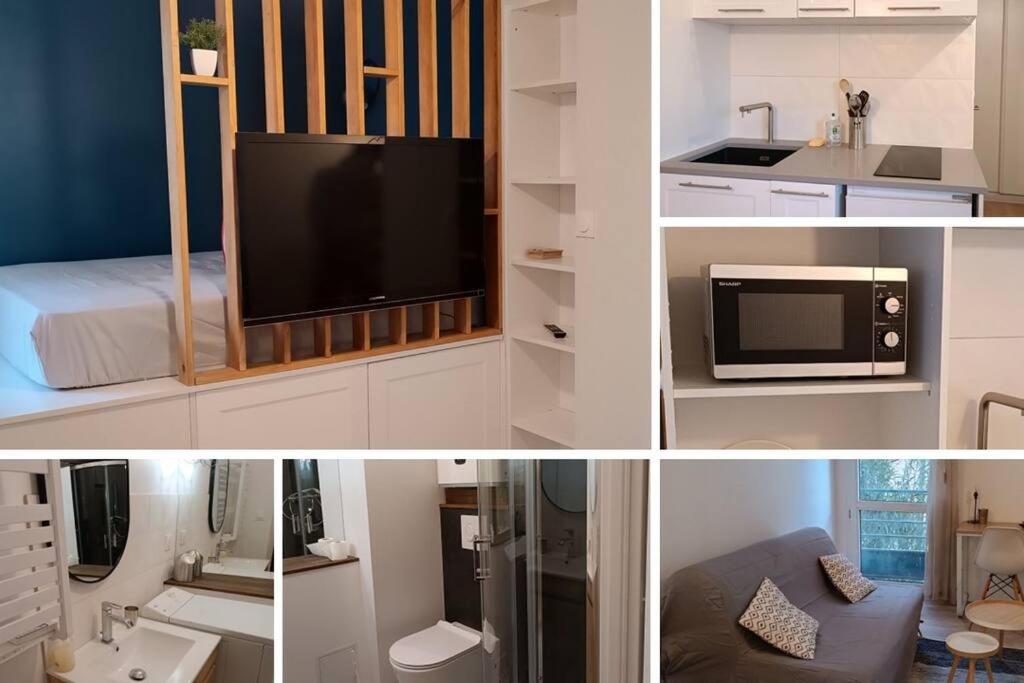 Studio Renove - Proche Hopital, Universite & Gare St-Agne - Tv & Wifi Hd Toulouse Kültér fotó